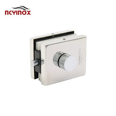 Сигурносна брава за врата од полираног нерђајућег челика са дугметом