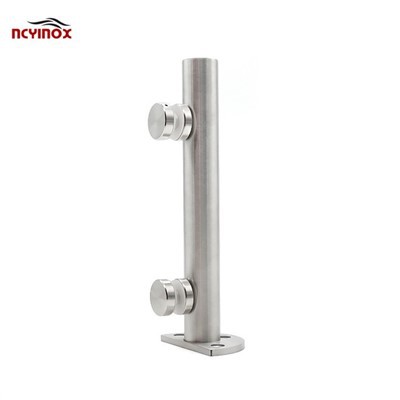 Дизајн ограде за базен без оквира, двориште од нерђајућег челика, спољна ограда, стаклени носачи