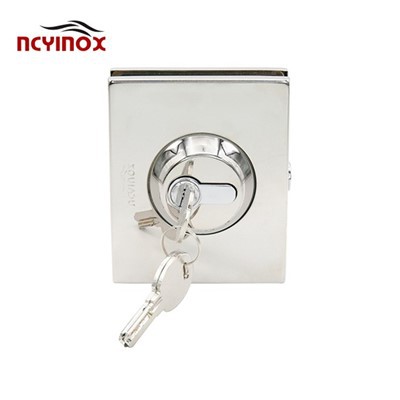 Велепродаја двостране браве од нерђајућег челика са кључем од месинга за стаклена врата